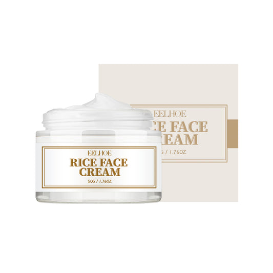 Rice Cream Deeply Hydrates And Restores Skin Barrier, Lighens Spots, Brighens And Even Skin Tone