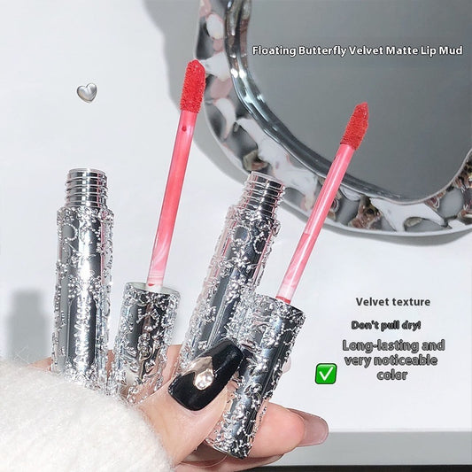 Velvet Mist Lip Mud Matte White Lipstick