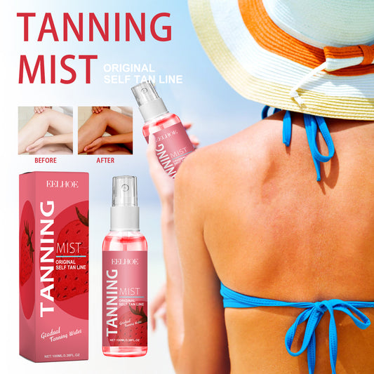 Tanning Mist, Sun Free Long-Lasting Self-Tanning Bronzed Wheat Skin Gentle Moisturizing Skin Care