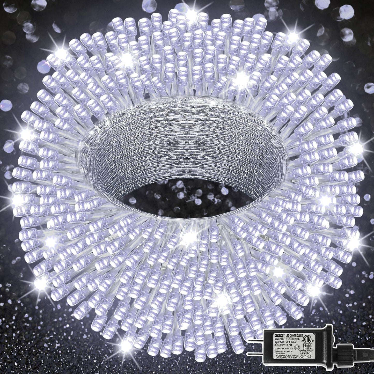 300 LED Halloween Lights, 98.5FT Halloween String Lights with 8 Lighting Modes, Waterproof & Connectable Mini Light, Plug in for Indoor Outdoor Holiday Christmas Party Bedroom Decorations (Purple)