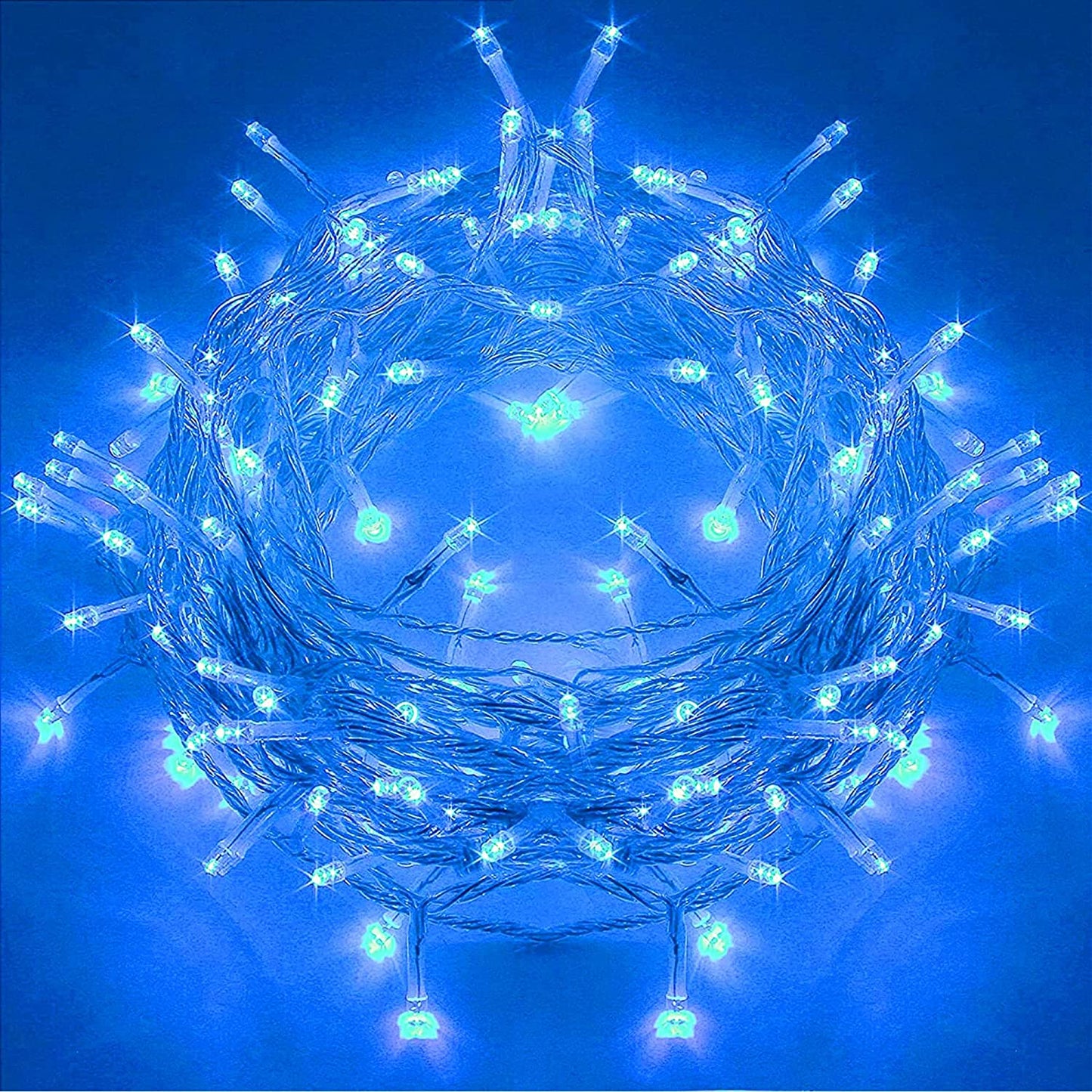 66Ft 200 LED Indoor String Lights, Pulg in String Lights 8 Modes Waterproof Indoor Outdoor Christmas Tree Wedding Party Bedroom Decorations (White)
