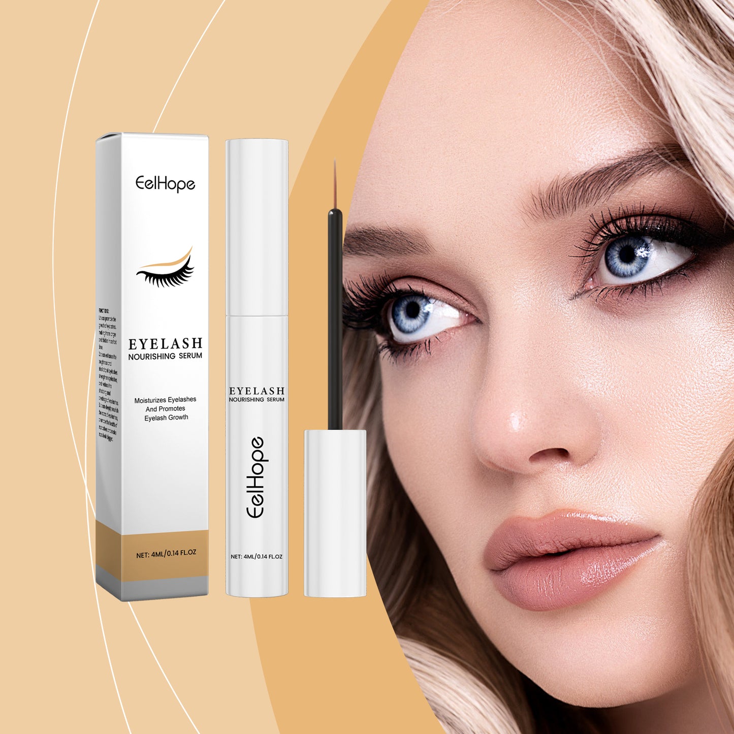 Mascara, Gentle Moisturizing Lashes Long Black Beautiful Natural Curling To Create Attractive Lashes