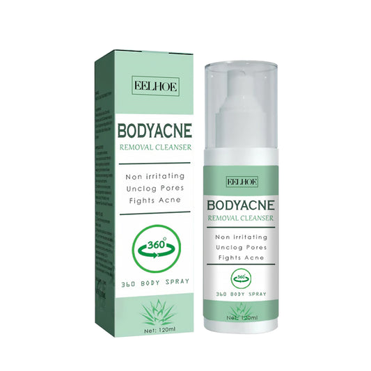 Body Acne Removal Cleanser Spray, Deep Clean Back Arm Fade Acne Beauty Moisturizing Spray