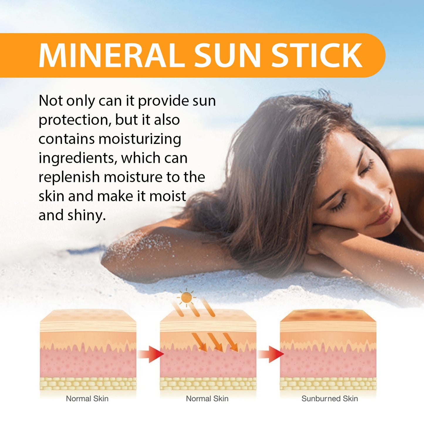 Hydrating Protection Stick Refreshing Mild Hydrating Moisturizing And Soothing Summer Protective Cream For Dry Skin