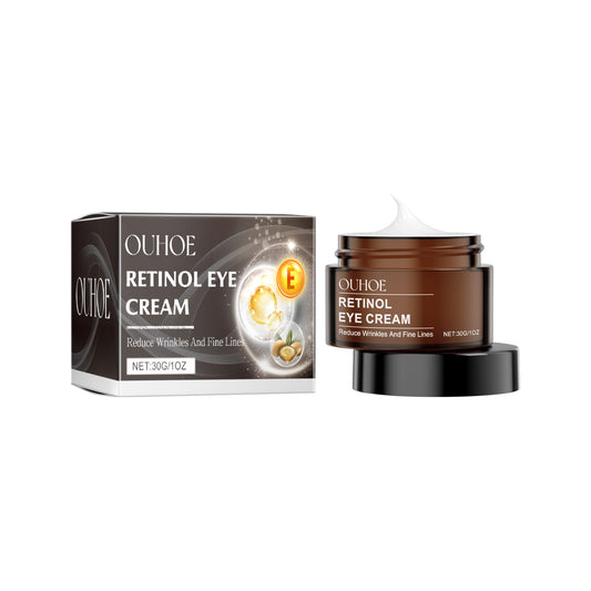 Retinol Eye Cream, Desalination Smoothen Fine Lines Eye Pouch Black Rim Of The Eye Moist Nursing Play Tight Muscle Eye Cream