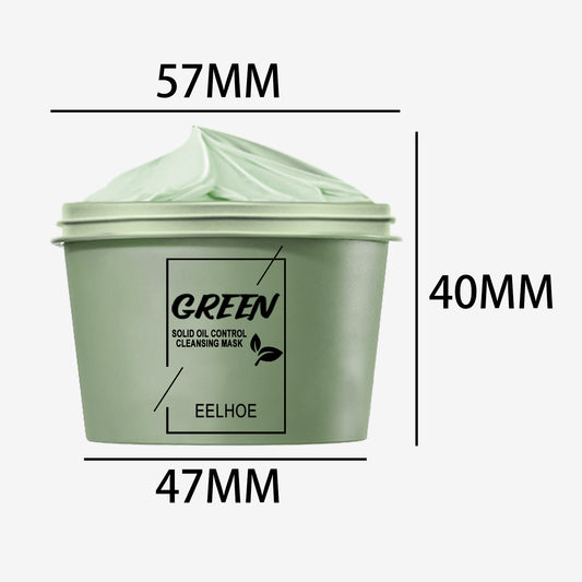 Green Tea Mud Mask, Cleansing Face Moisturizing And Hydrating Pore Cleaning Smear Mask