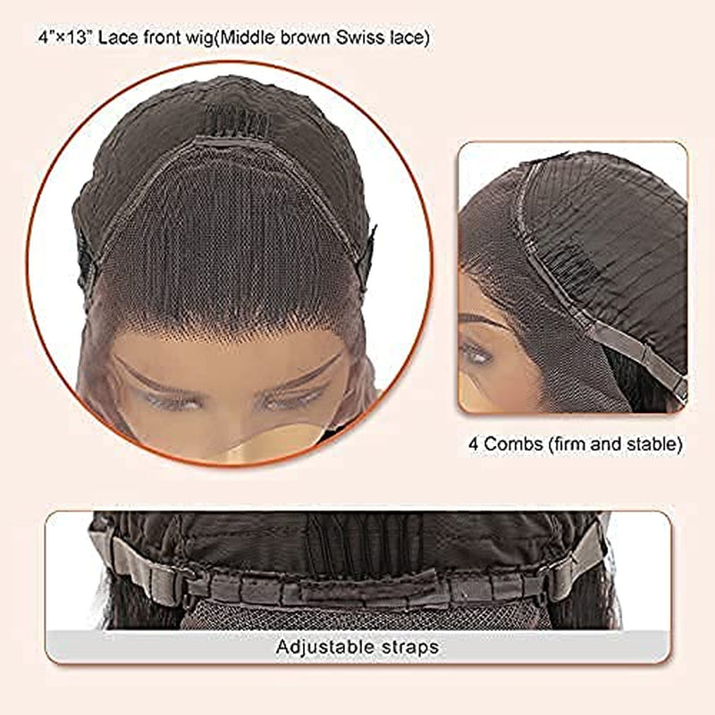 Short Bob Lace Front Human Hair Wigs Ombre Pink Brazilian Remy Straight Wigs for Black Women Pre Plucked Natural Hairline Colored Lace Wig (10Inch)