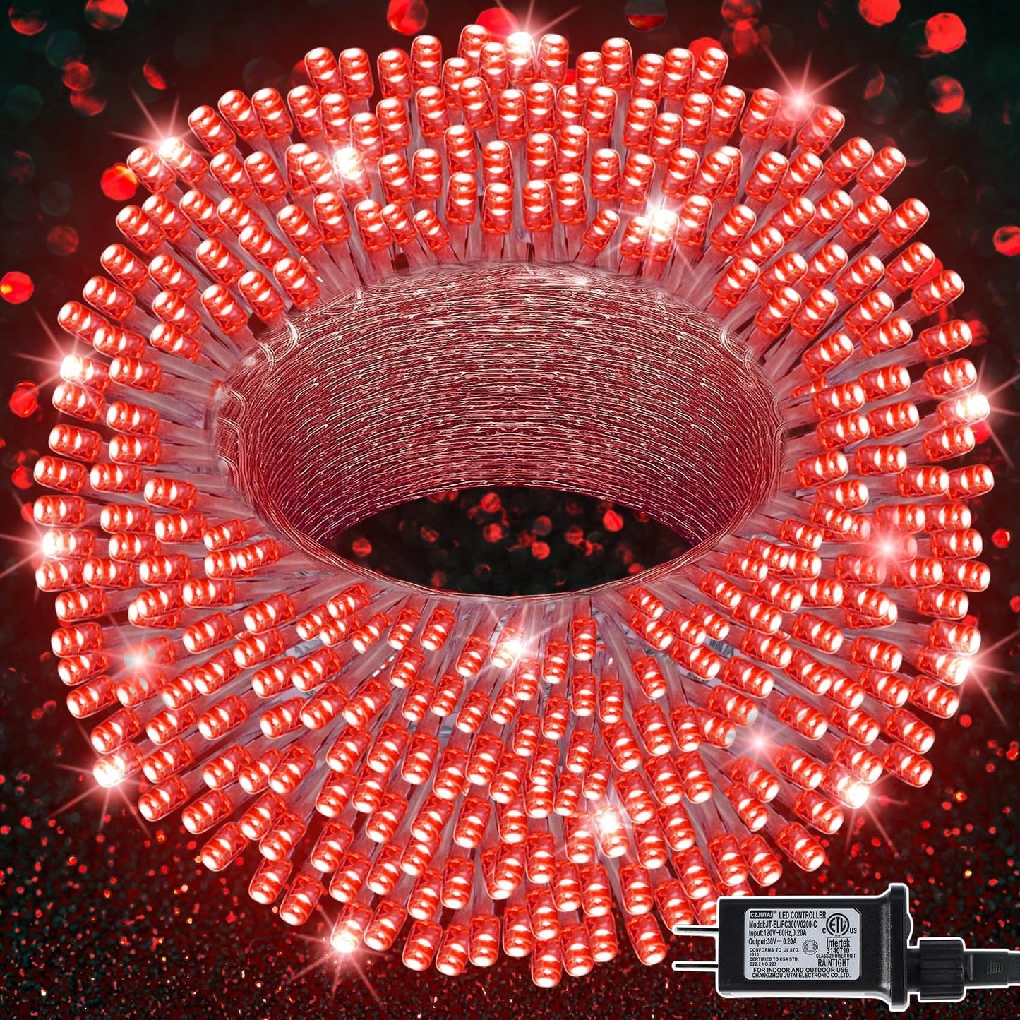 300 LED Halloween Lights, 98.5FT Halloween String Lights with 8 Lighting Modes, Waterproof & Connectable Mini Light, Plug in for Indoor Outdoor Holiday Christmas Party Bedroom Decorations (Purple)