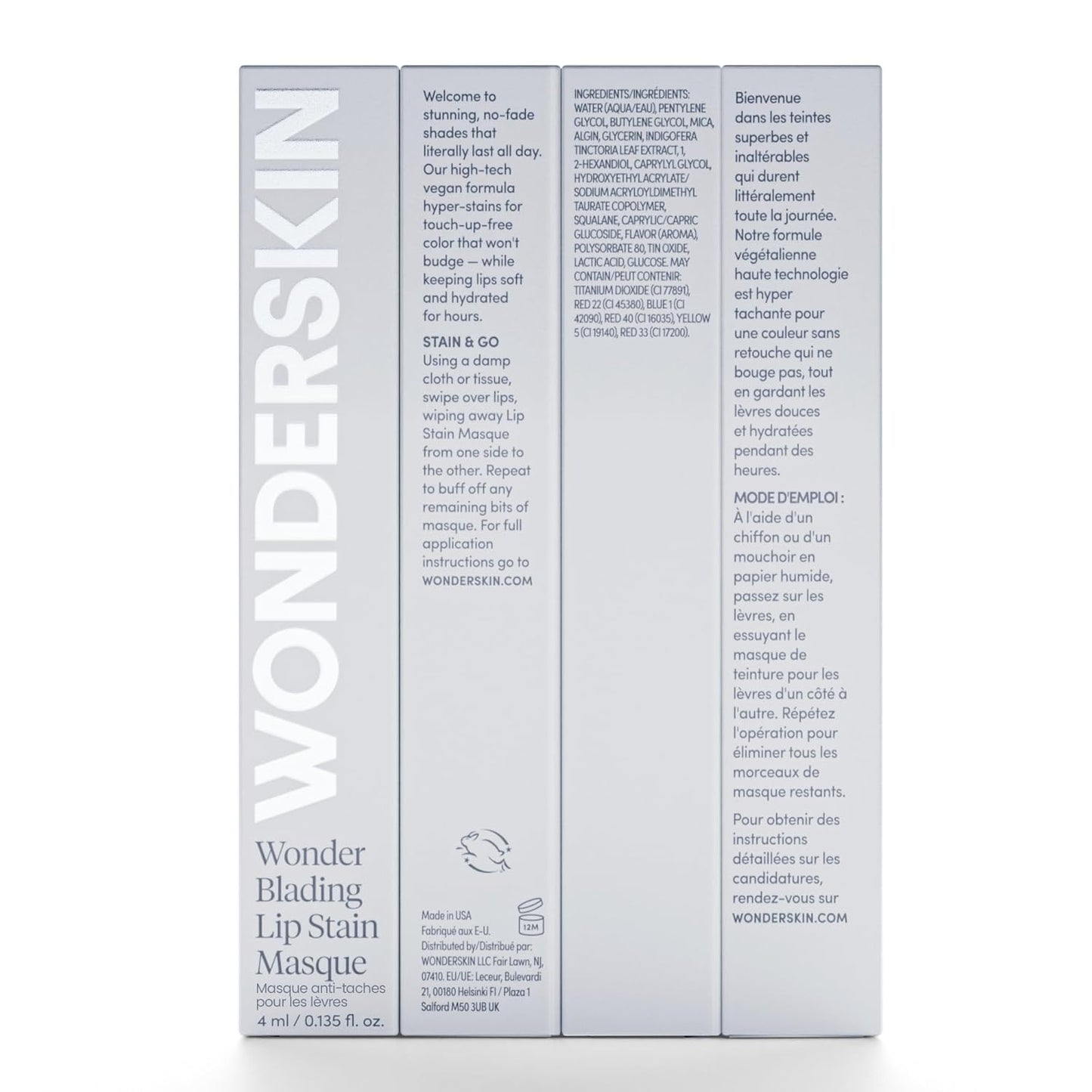 Wonder Blading All Day Lip Stain Peel off Masque - Long Lasting, Waterproof and Transfer Proof Nude Lip Tint, Matte Finish Peel off Lip Stain (Whimsical Masque)