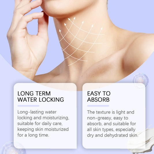 OUHOE Neck Cream - Hydrating, Moisturizing, and Refreshing Skin Care Lotion for Neck and Body