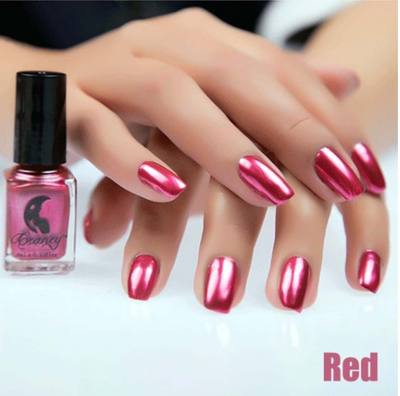 14 Color Mirror Metallic Nail Polish Set | 6ML Shiny Fashion Gel for Trendy Nail Art & Makeup Looks