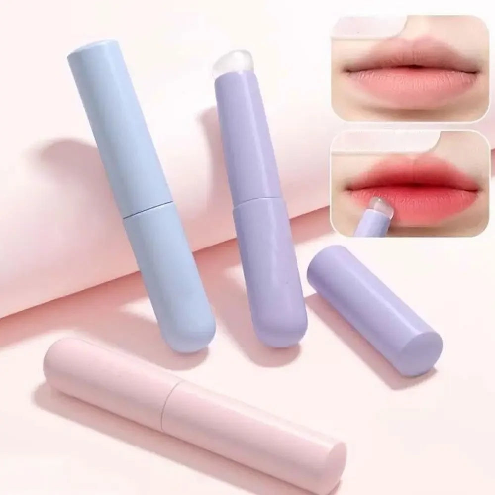 Silicone Lip Brush With Cover Concealer Brushes Lip Balm Lip Gloss Make Up Brushes Reusable Lipstick Applicator For Perfect Makeup Easy To Apply, Beauty Brush Travel Portable Manicure Tools
