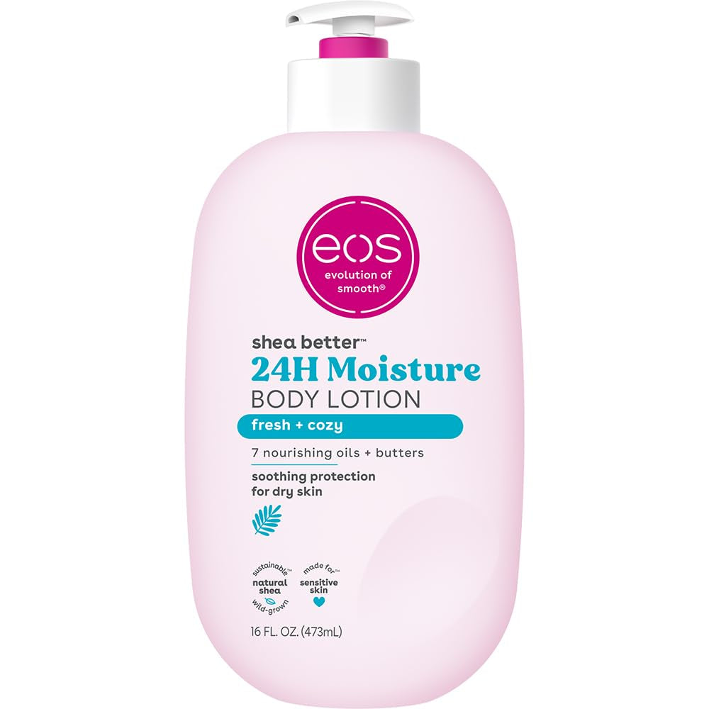 Shea Better Body Lotion Vanilla Cashmere, 24-Hour Moisture Skin Care, Lightweight & Non-Greasy, Natural Shea, Vegan, Vanilla Body Lotion, 16 Fl Oz