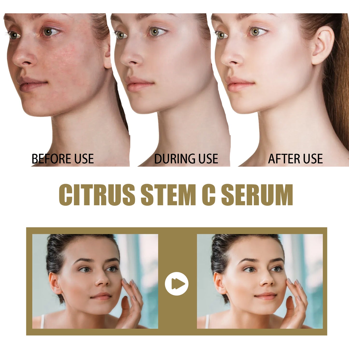 Citrus Stem C Serum, Reduce Wrinkles Improve Skin Elasticity Firming And Lifting Anti-Aging Serum
