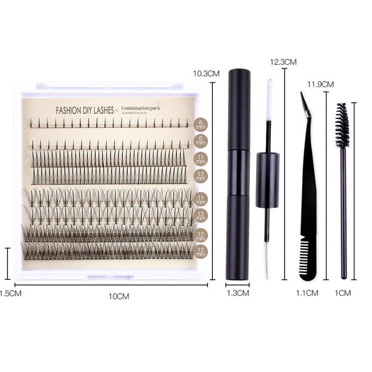 Single-cluster False Eyelash Glue Suit Natural Segmented