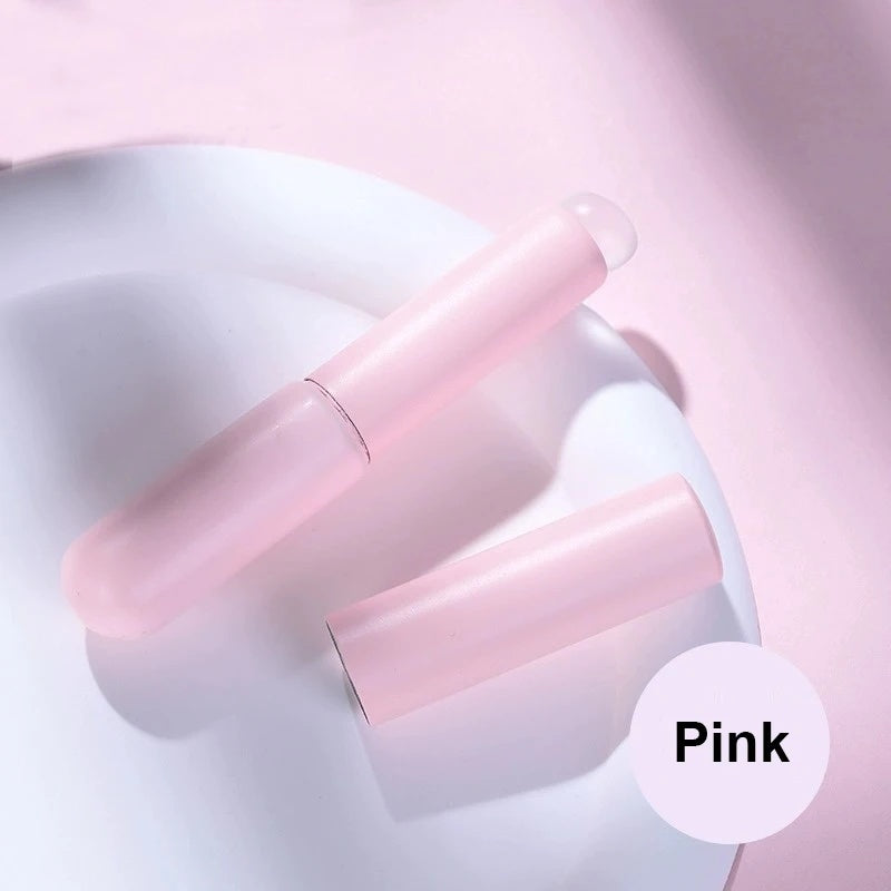 Silicone Lip Brush With Cover Concealer Brushes Lip Balm Lip Gloss Make Up Brushes Reusable Lipstick Applicator For Perfect Makeup Easy To Apply, Beauty Brush Travel Portable Manicure Tools