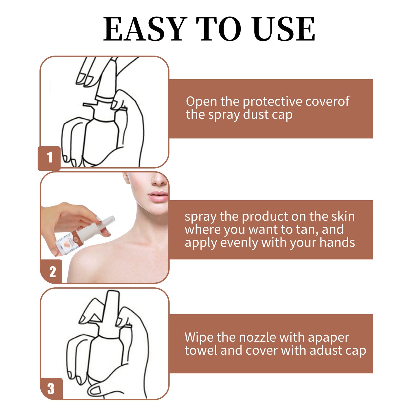 Tanning Nasal Spray Tanning Beauty Self Tanning Tan Wheat Skin Body Care