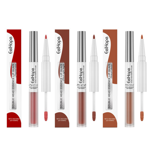 Double-headed Lip Liner Lip Lacquer Pen