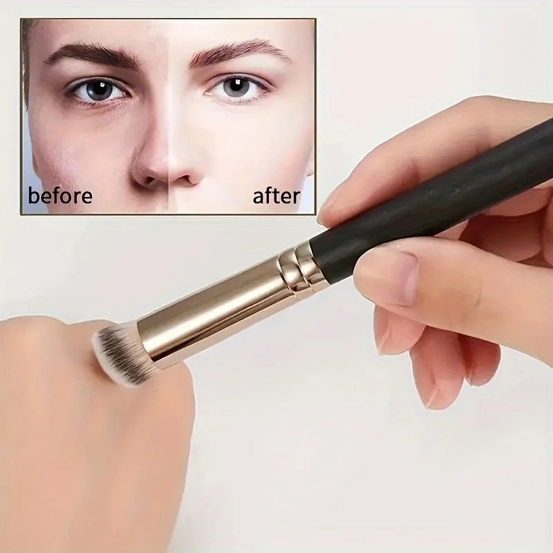 Foundation Concealer Brush, Premium Contour Blusher Brushes, Flawless Under Eye Dense Face Makeup Brush For Blending
