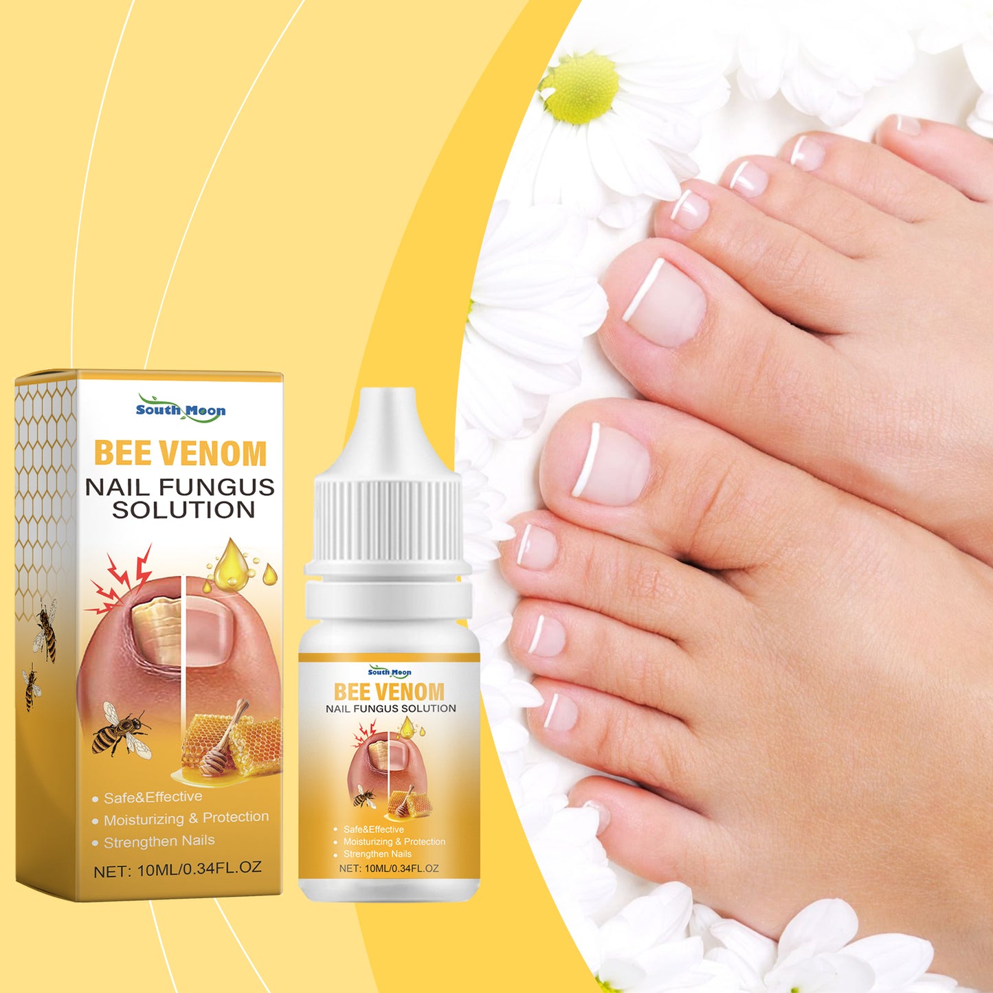 Bee Venom Nail Care Essence Foot Gray Nails Brightening Nails Rotten Nails Soft Nails Nail Care