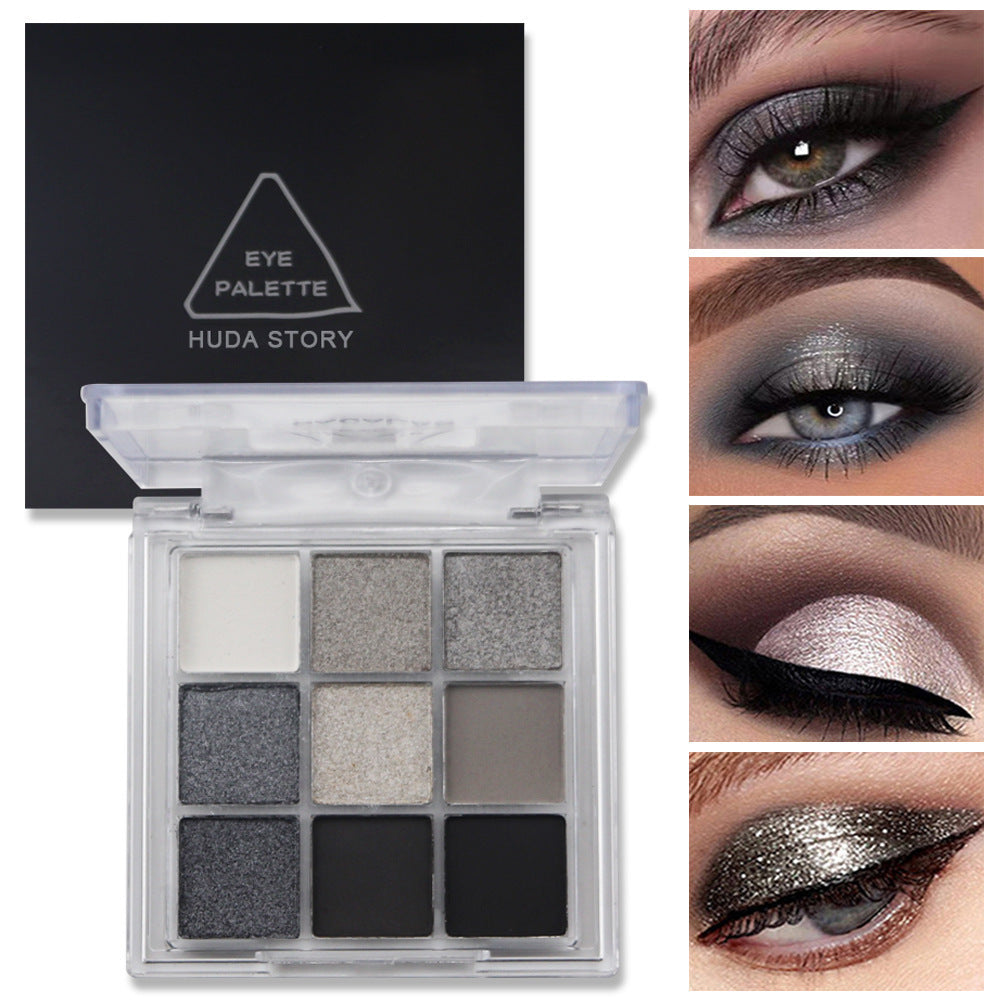Smoked Nine-color Eye Shadow Plate