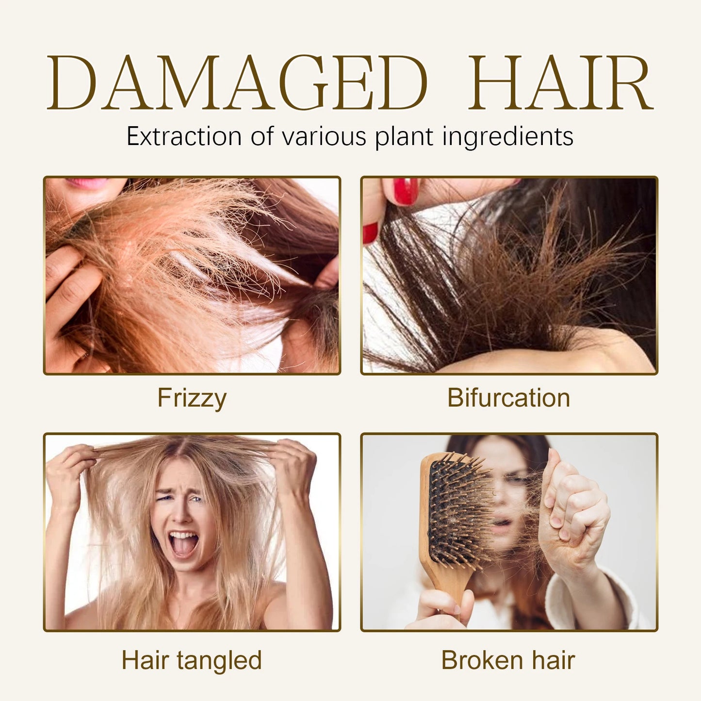 EELHOE Keratin Protein Hair Serum Hair Care Essence Spray Hair Repairing Improving Dry Curly Hairy Essence Smoothing Hair Mask
