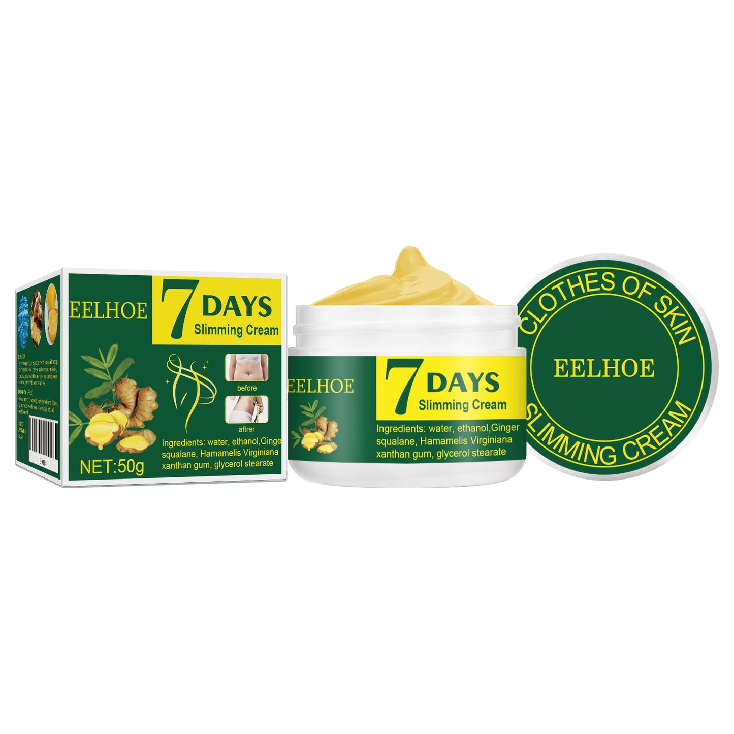 Ginger Massage Cream Arm Belly Belly Skin Moisturizing Massage Body Care Cream