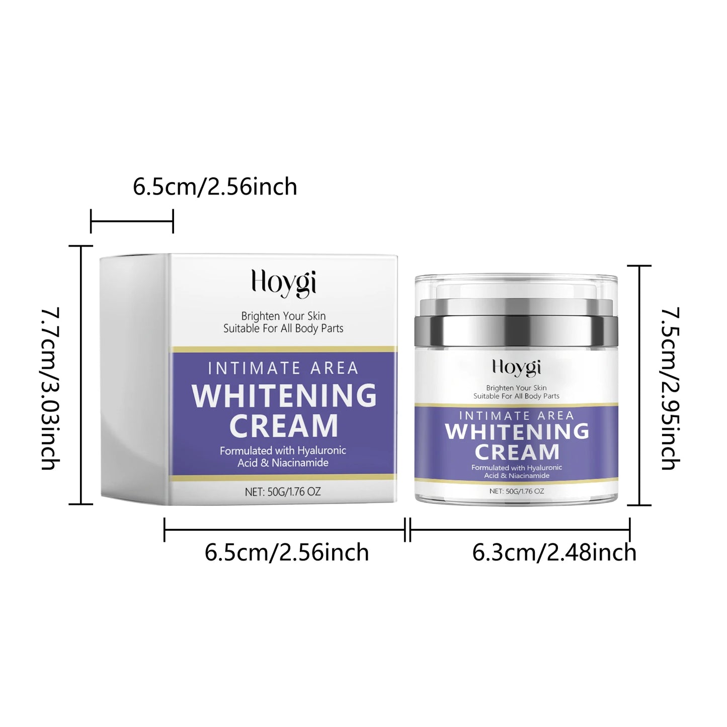 Hoygi Black Spot Whitening Cream – 50g Dark Spot Corrector for Face & Body, Anti-Aging & Moisturizing