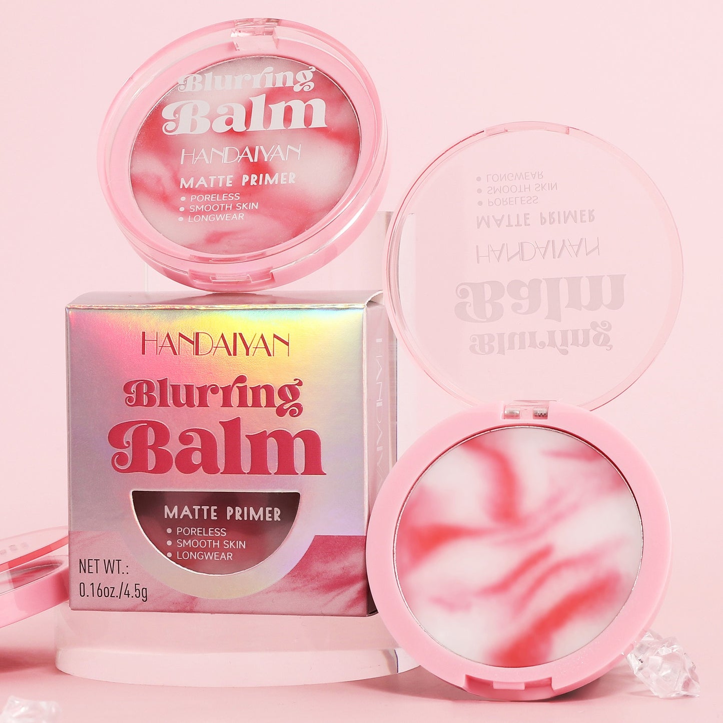 HANDAIYAN Waterproof Concealer Powder Cream | Long-Lasting, Oil-Control Touch-Up for Color Correction & Matte Finish