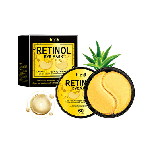 Retinol Eye Mask, Collagen Moisturizing Repair Aloe Vera Moisturizing And Firming Eye Mask