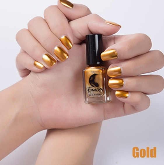 14 Color Mirror Metallic Nail Polish Set | 6ML Shiny Fashion Gel for Trendy Nail Art & Makeup Looks