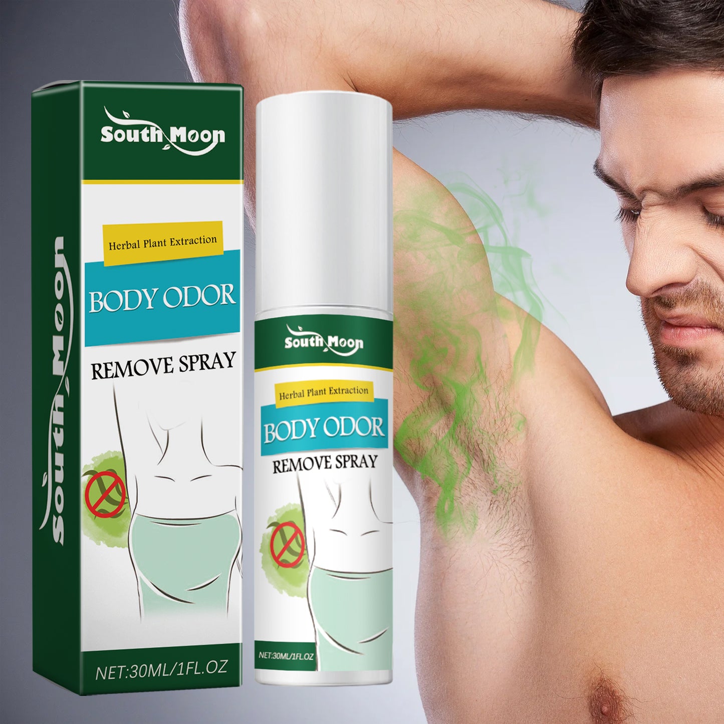Body Odor Remove Spray, Refreshing Underarm Antiperspirant Deodorant Long-Lasting Fragrance Spray