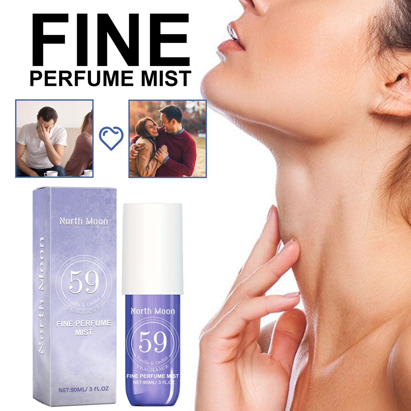 Fine Perfume Mist, Fresh Natural Orchid Light And Durable Fragrance Dating Perfume