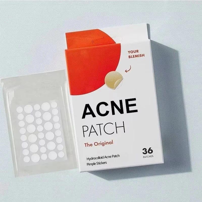 36 Patch Round Acne Patches Hydrocolloid Waterproof Pimple Removal Patches Invisible Acne Removal Patches Anti Acne Sticker