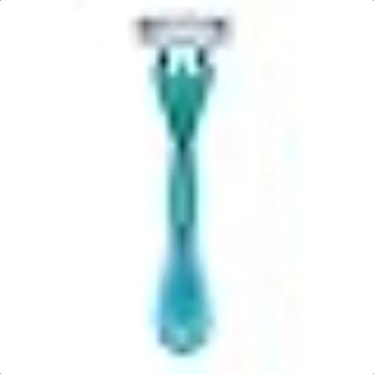 Skintimate Sensitive Skin Disposable Razor 4 Blade White Plastic Handle Modern Style Women's Razor 12 Count