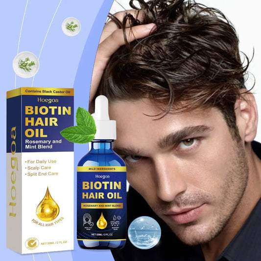 Hoegoa Rosemary Hair Care Essential Oil Nourishes And Moisturizes Dry Hair And Smooth Hair Care Essential Oil