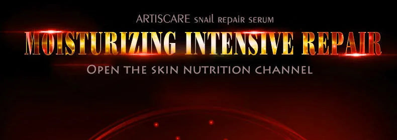 ARTISCARE Snail Essence 3pcs for Moisturizing and Nourishing Face Serum Skin Care Cream