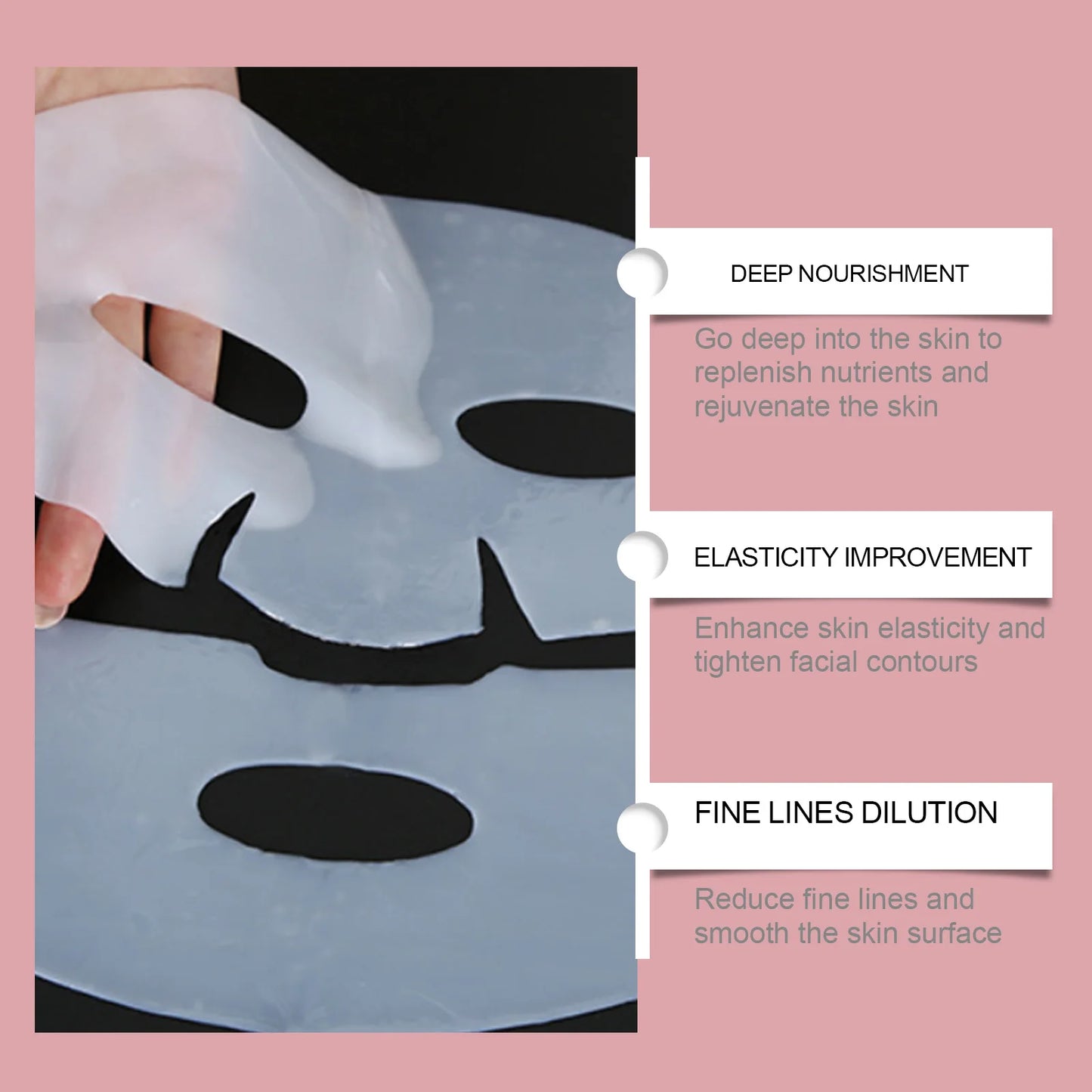 Bio-Collagen Face Mask | Deep Hydration & Pore Care (1/5/10/15 Pack)