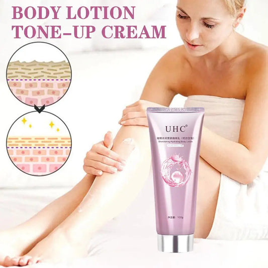 Body Lotion Tone Up Cream & Concealer Moisturizing Whitening and Radiance Repair for Healthy Beautiful Skin 100g