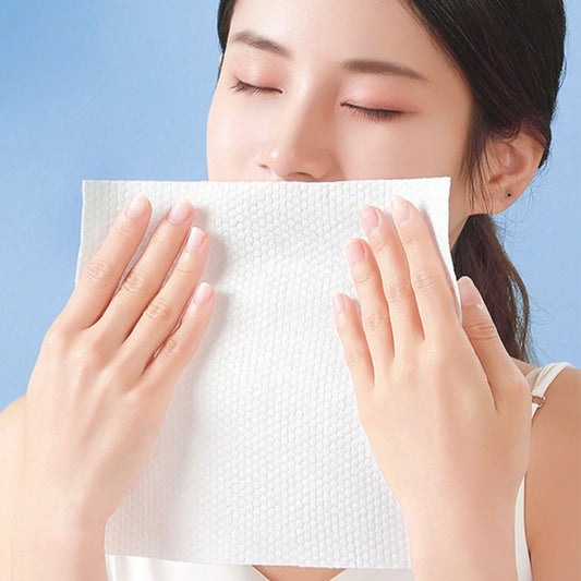 1 Pack Disposable Face Towels | Thick, Soft Makeup Cleansing Tissues for Skincare & Washing