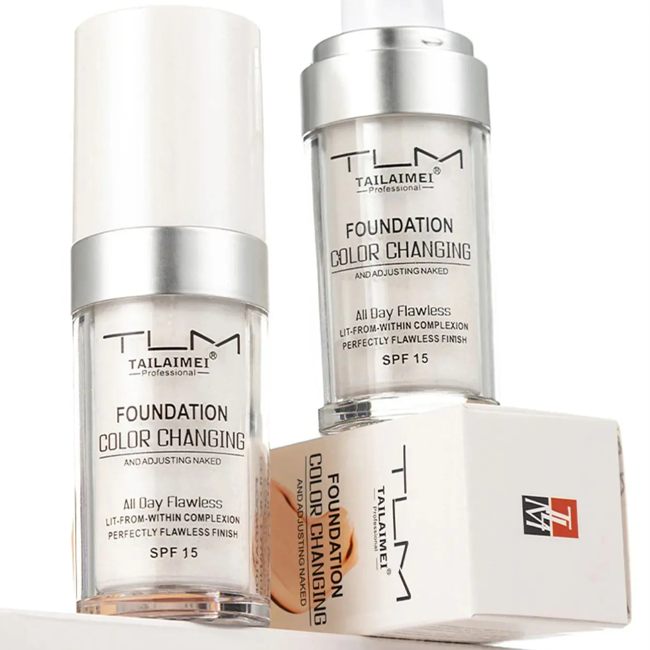 Moisturizing Liquid Foundation – Lightweight, Waterproof & Hydrating Cream Makeup (30ml, SPF)