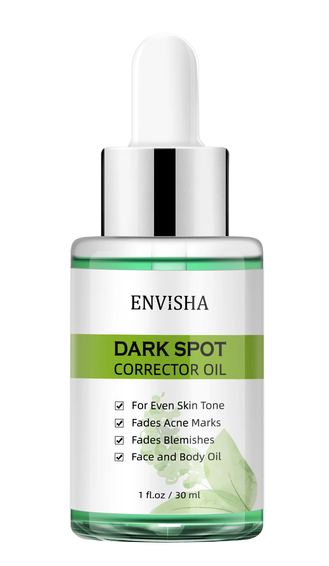 ENVISHA Face Skin Care Whitening Freckle Essential Oil Serum Remove Melasma Dark Spots Melanin Brighten Anti-Aging Shrink Pores