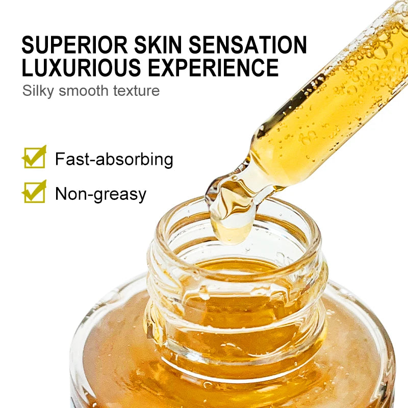 AUQUEST Turmeric & Vitamin C Face Serum Dark Spot Remover Niacinamide Hyaluronic Acid Moisturizing Facial Serum Skin Care