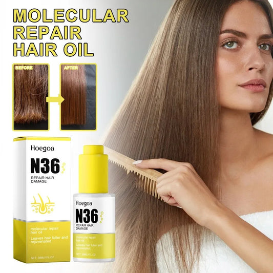 Hoegoa Hair Care Oil Improves Ironing And Dyeing Of Dry And Impetuous Hair Moisturizes And Softens Damaged Hair Care Essential