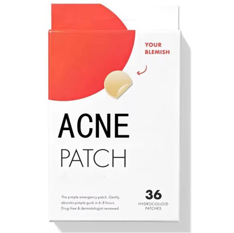 36 Patch Round Acne Patches Hydrocolloid Waterproof Pimple Removal Patches Invisible Acne Removal Patches Anti Acne Sticker