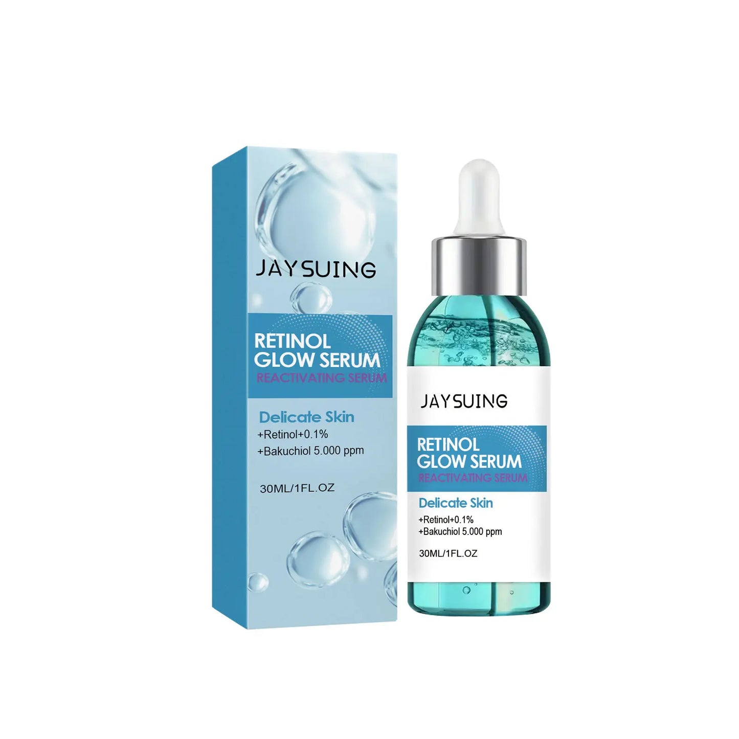 Retinol essence, lightens fine lines, firms, anti-wrinkle and brightens the skin, effectively improves facial skin hydrating and