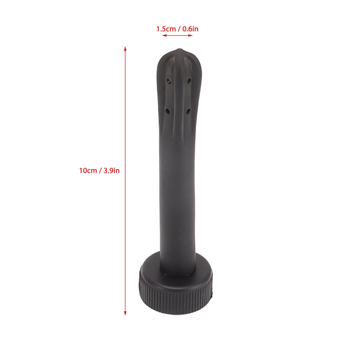 Enema Bottle Nozzle Portable Douche Bottle Plug Skin Friendly Convenient Lid Threaded Connection Silicone for Vaginal Cleaning