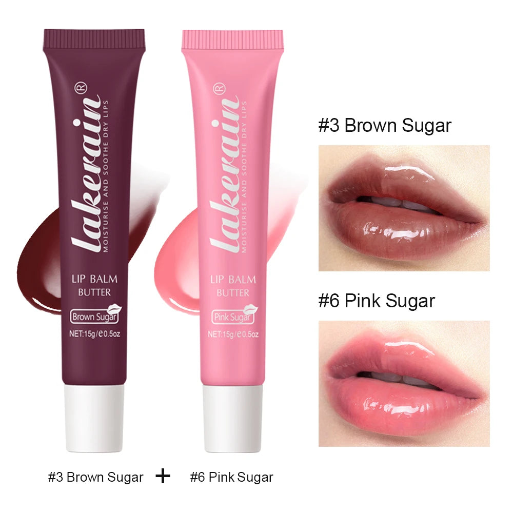 Lip Balm Butter Moisturizing Nourishing Reduce Lip Lines Lip Oil Gloss Hydrates Soothes Dry Lips Skincare Makeup Product