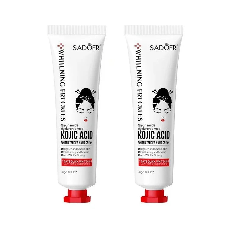 Kojic Acid Anti-wrinkle Hand Cream Skin Soften Nourish Anti-drying Whitening Moisturizing Korean SkinCare Cracked Repair Product