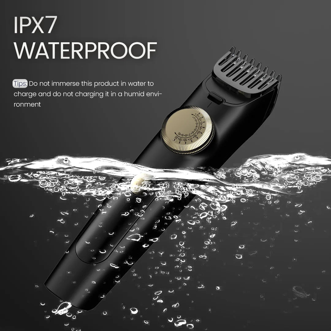 Sejoy Electric Hair Clipper,Rechargeable Hair Trimmer,IPX7 Waterproof,Adjustable Speed Barber Clippers For Men Professional